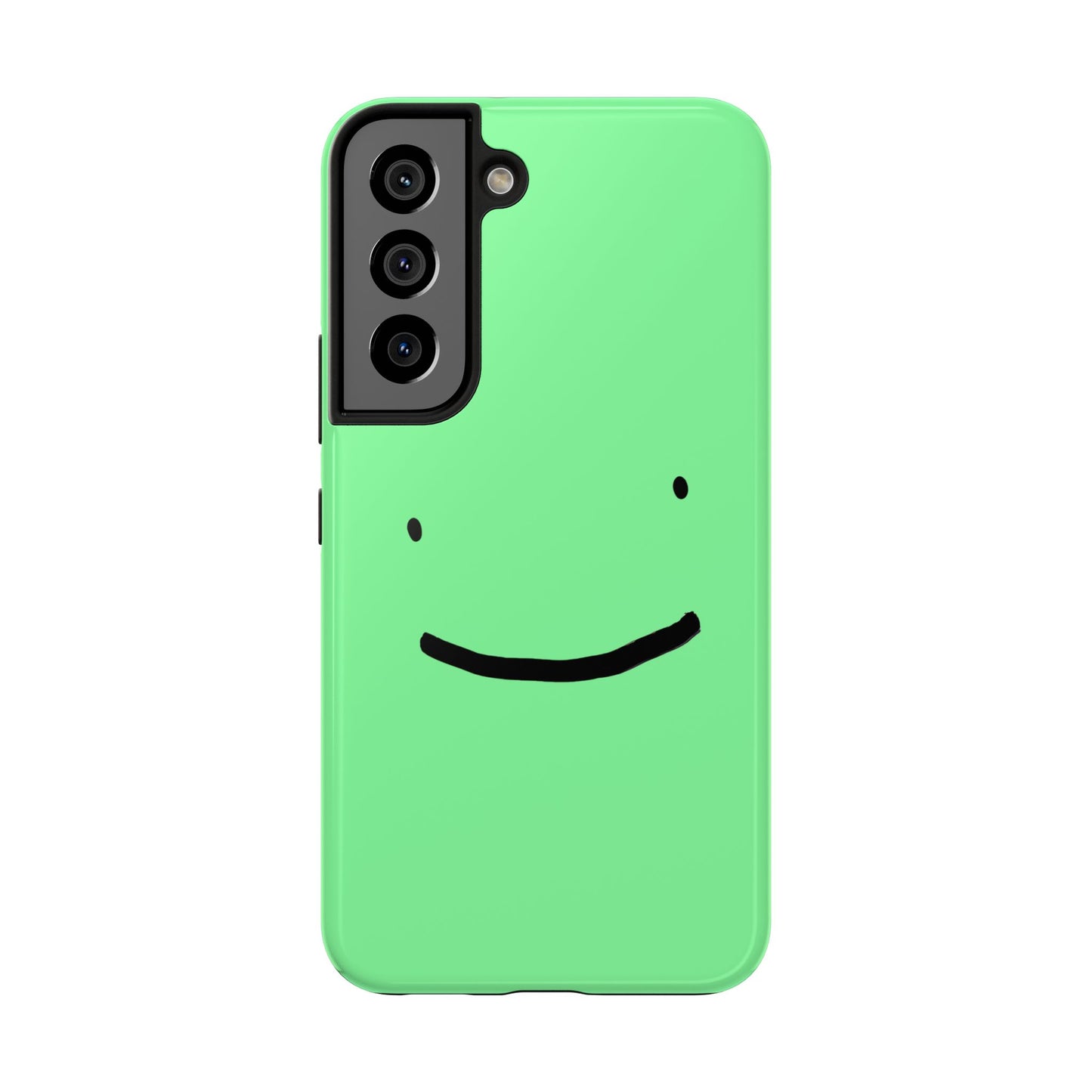 Simple Smile Green Face Tough Phone Case | Other