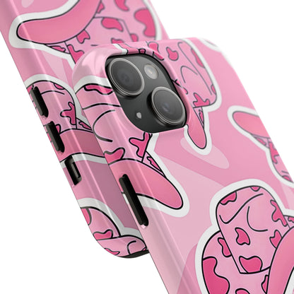 Pink Cowboy Hat Preppy Tough Phone Case | Aesthetic