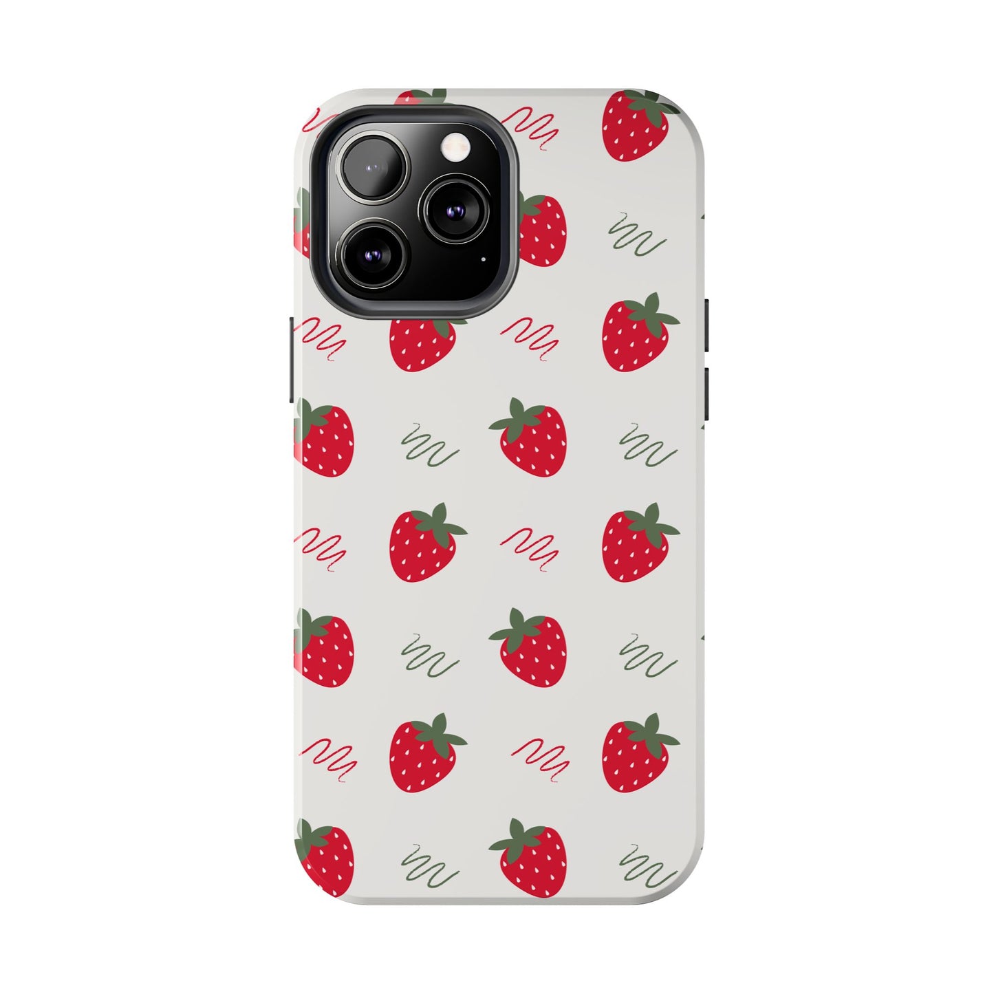 Strawberry Doodle Delight Tough Phone Case | Food