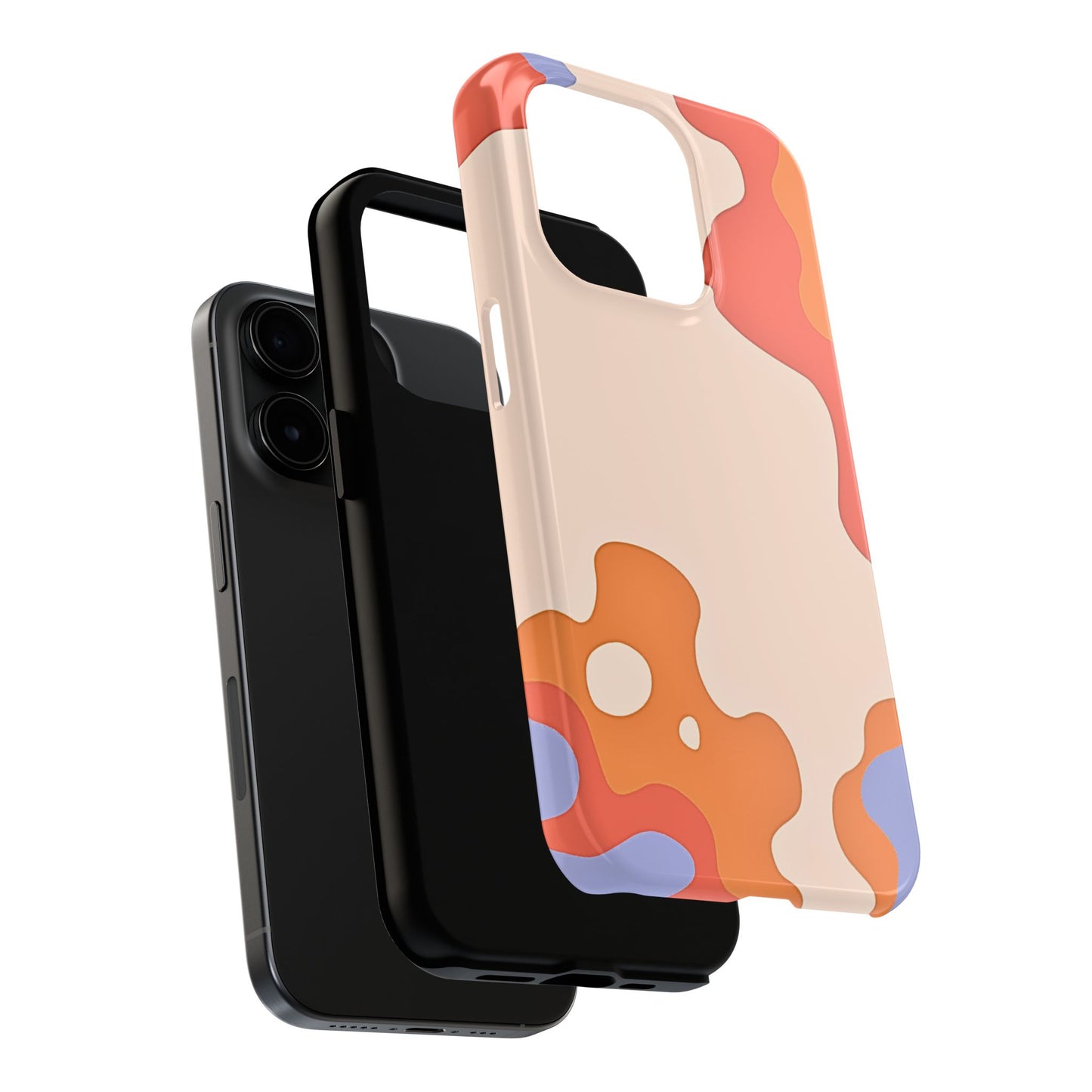 Funda resistente para teléfono con diseño de pastel líquido de verano | Estética