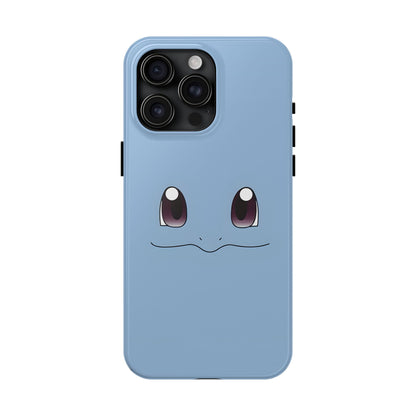 Blue Turtle Simple Blue Smile Tough Phone Case | Anime