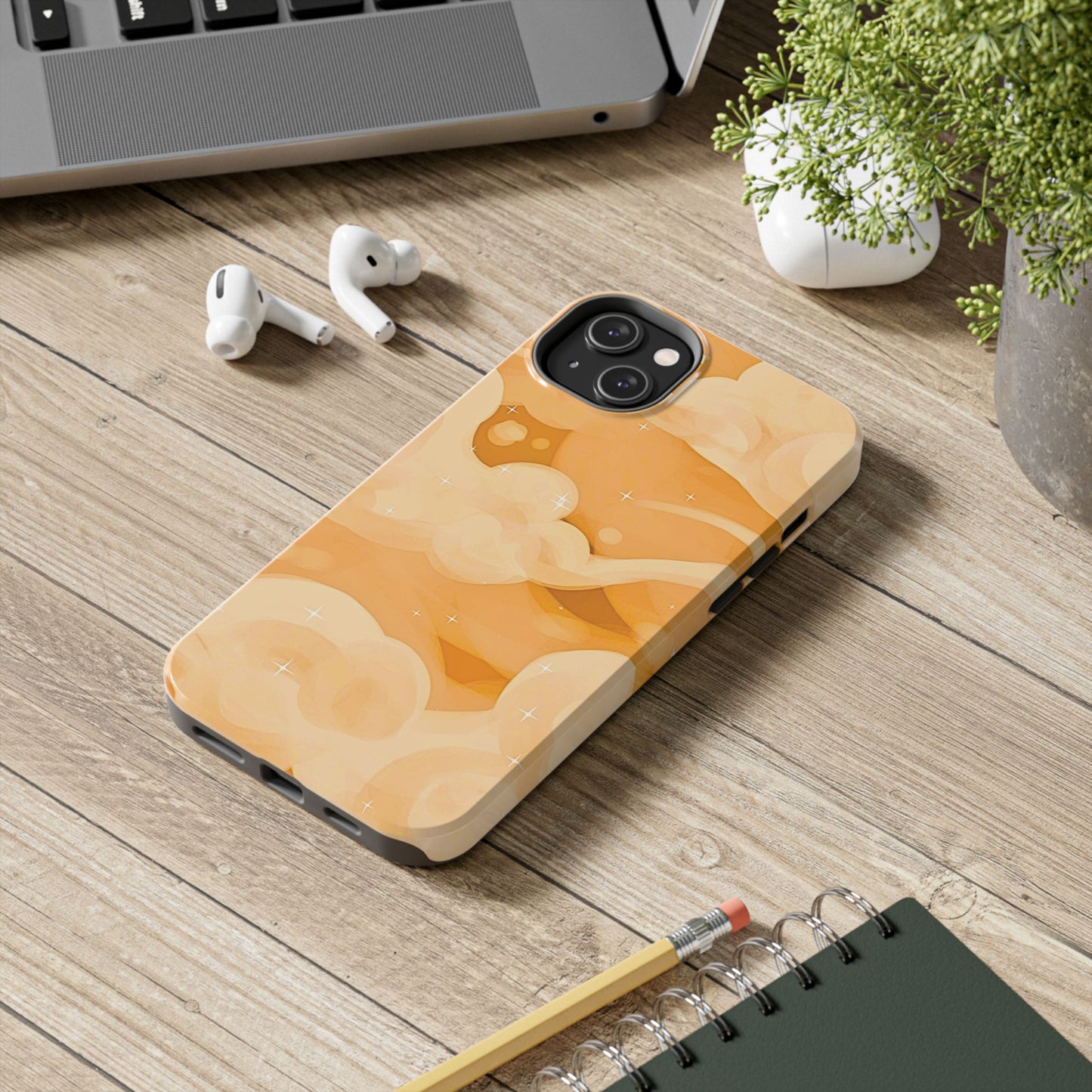 Colored Clouds Style Tough Phone Case | Aesthetic