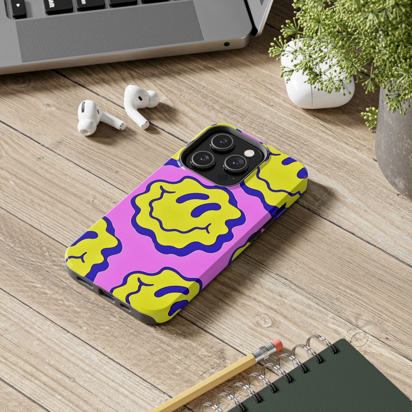 Waving Smile Preppy Tough Phone Case | Aesthetic