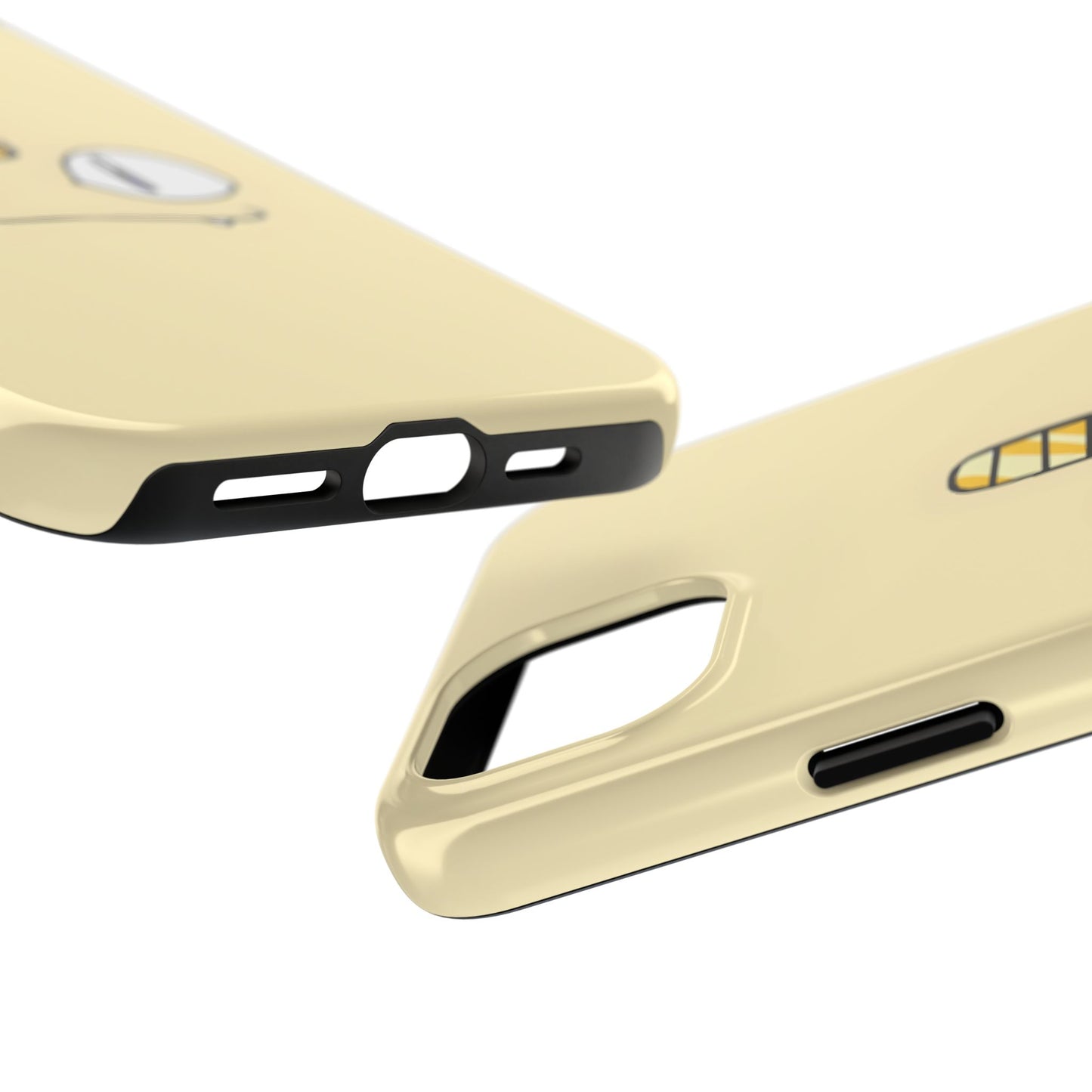 Cat Minimal Gold Coin Face Tough Phone Case | Anime