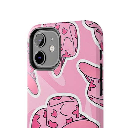 Pink Cowboy Hat Preppy Tough Phone Case | Aesthetic