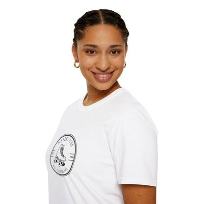 Round White Skaters Club Unisex T-Shirt