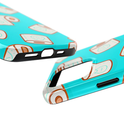 Funda resistente para teléfono con estampado de papel higiénico kawaii | Estética