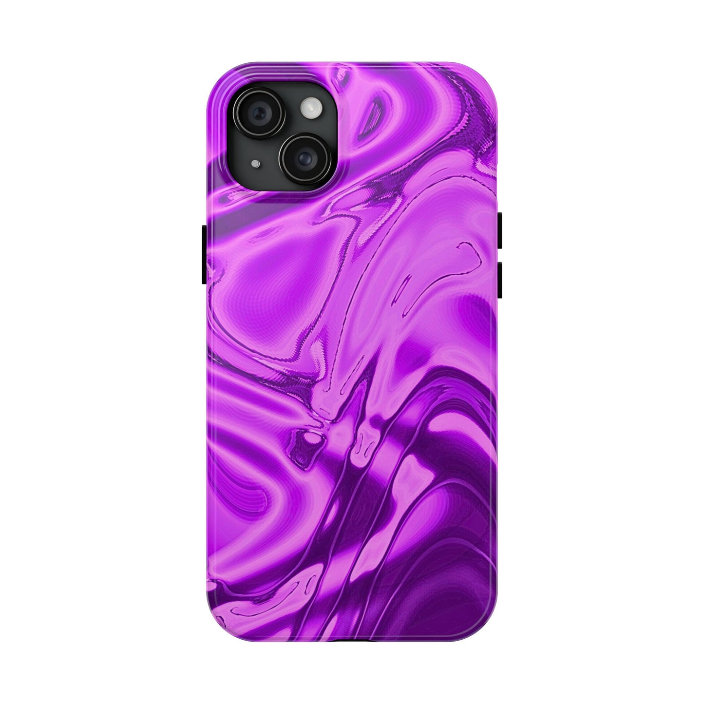 Liquid Metal Purple Tough Phone Case | Aesthetic
