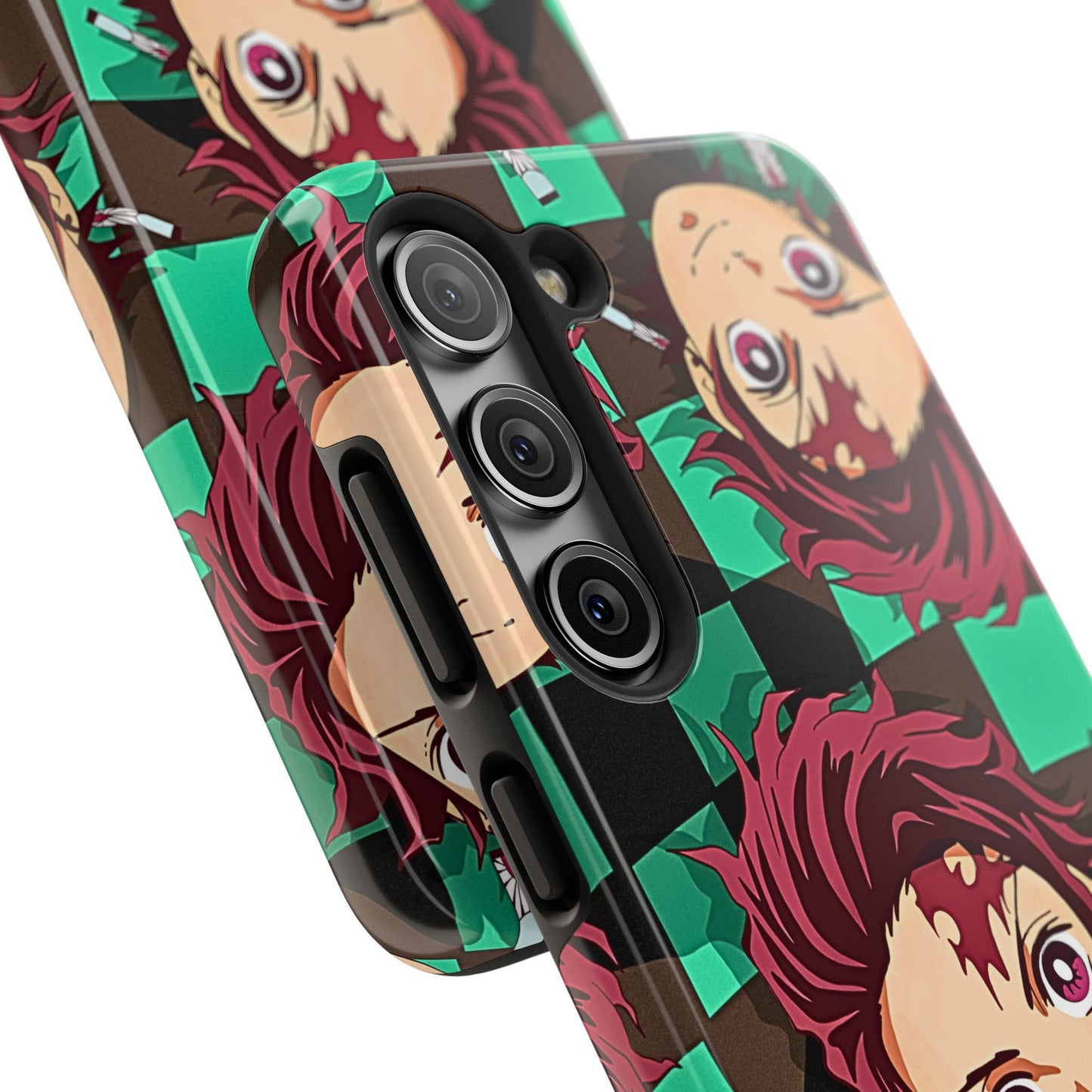 Tanjiro Kamado Head Pattern Tough Phone Case | Anime - Demon Slayer