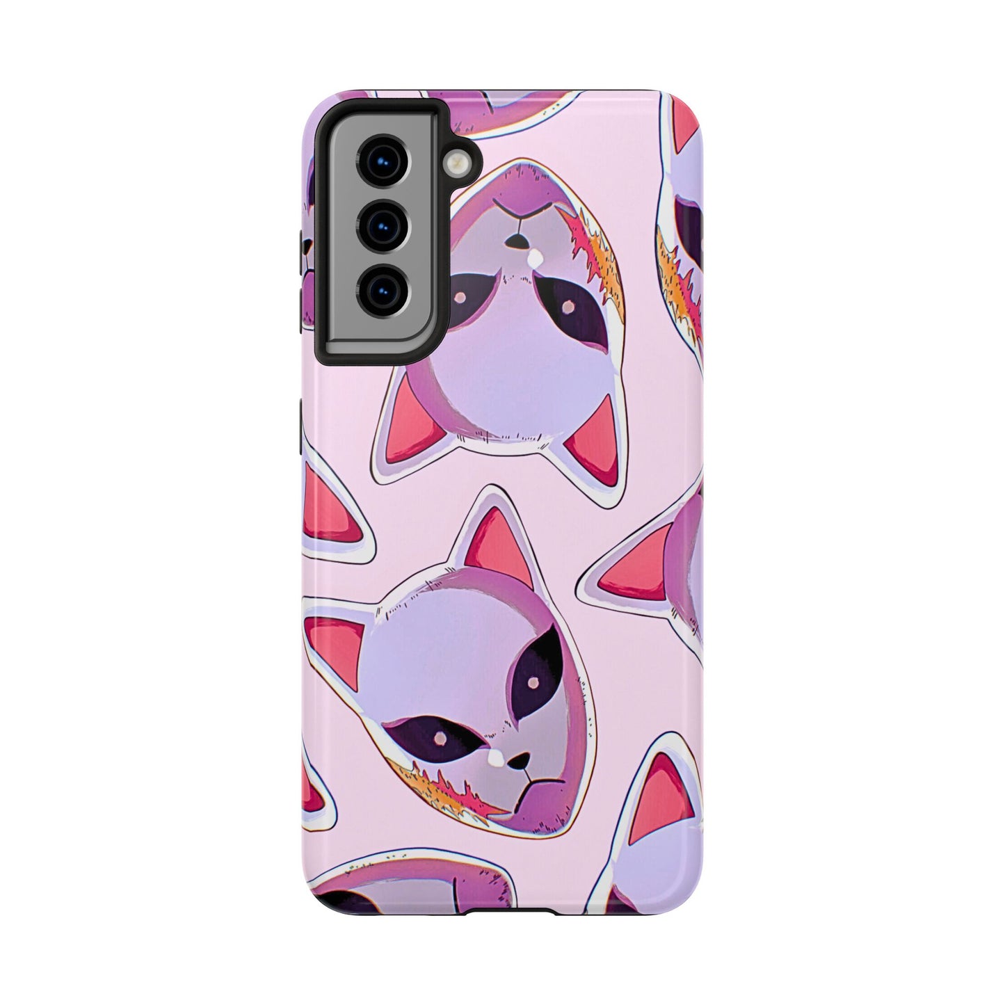 Sabito Fox Mask Pattern Tough Phone Case | Anime - Demon Slayer