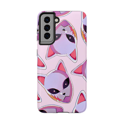 Sabito Fox Mask Pattern Tough Phone Case | Anime - Demon Slayer