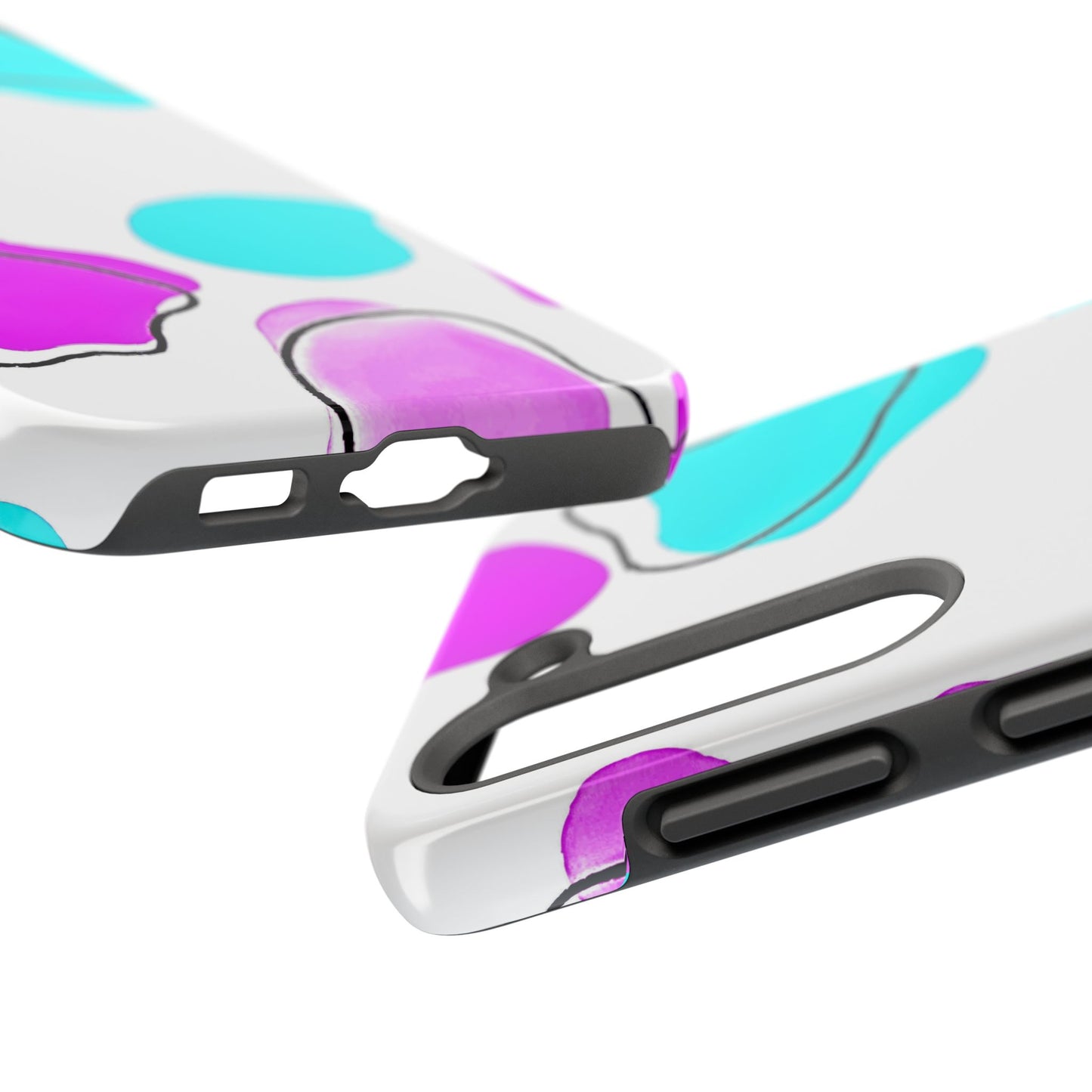 Abstract Shapes Preppy Pastel Style (Version 2) Tough Phone Case | Aesthetic