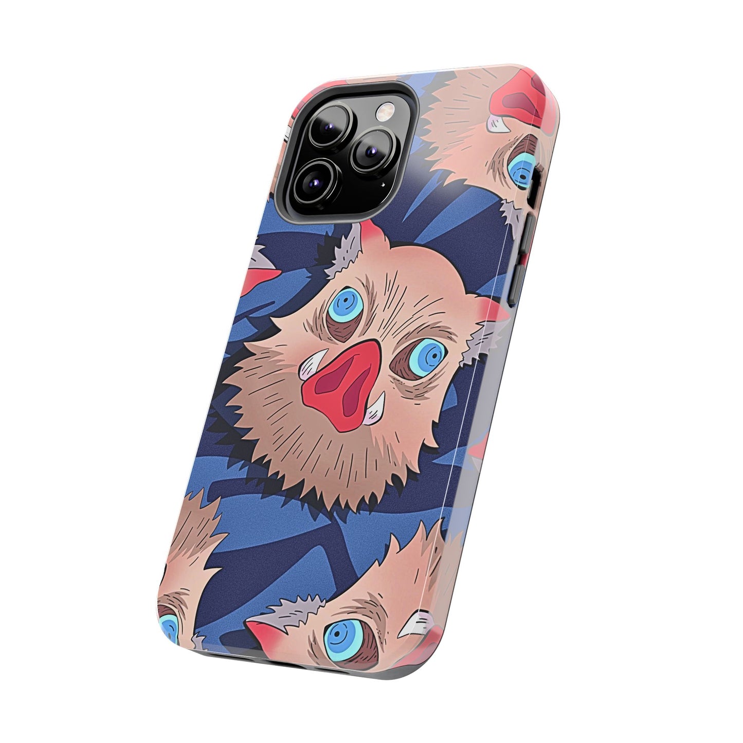 Inosuke Hashibira Head Pattern Tough Phone Case | Anime - Demon Slayer