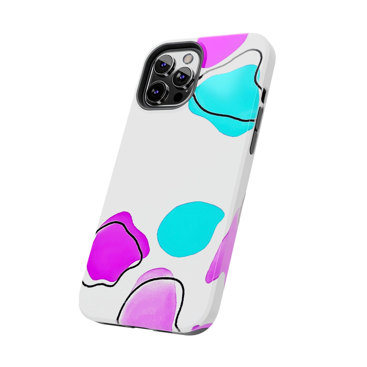 Abstract Shapes Preppy Pastel Style (Version 2) Tough Phone Case | Aesthetic
