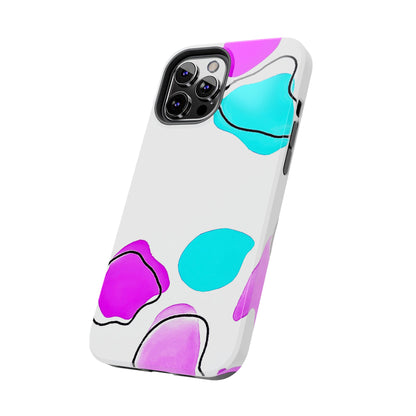Abstract Shapes Preppy Pastel Style (Version 2) Tough Phone Case | Aesthetic