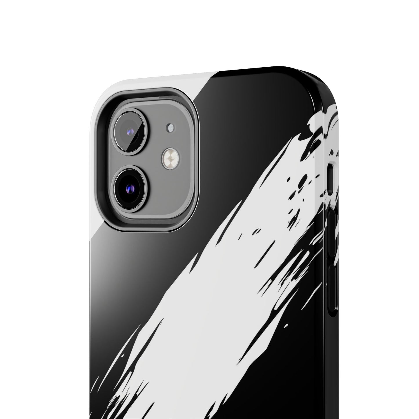 Funda/cubierta resistente para teléfono con rayas diagonales en blanco roto | Estética