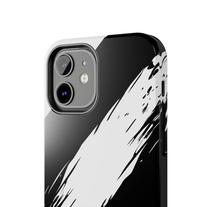Funda/cubierta resistente para teléfono con rayas diagonales en blanco roto | Estética