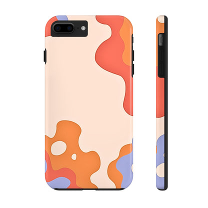 Funda resistente para teléfono con diseño de pastel líquido de verano | Estética