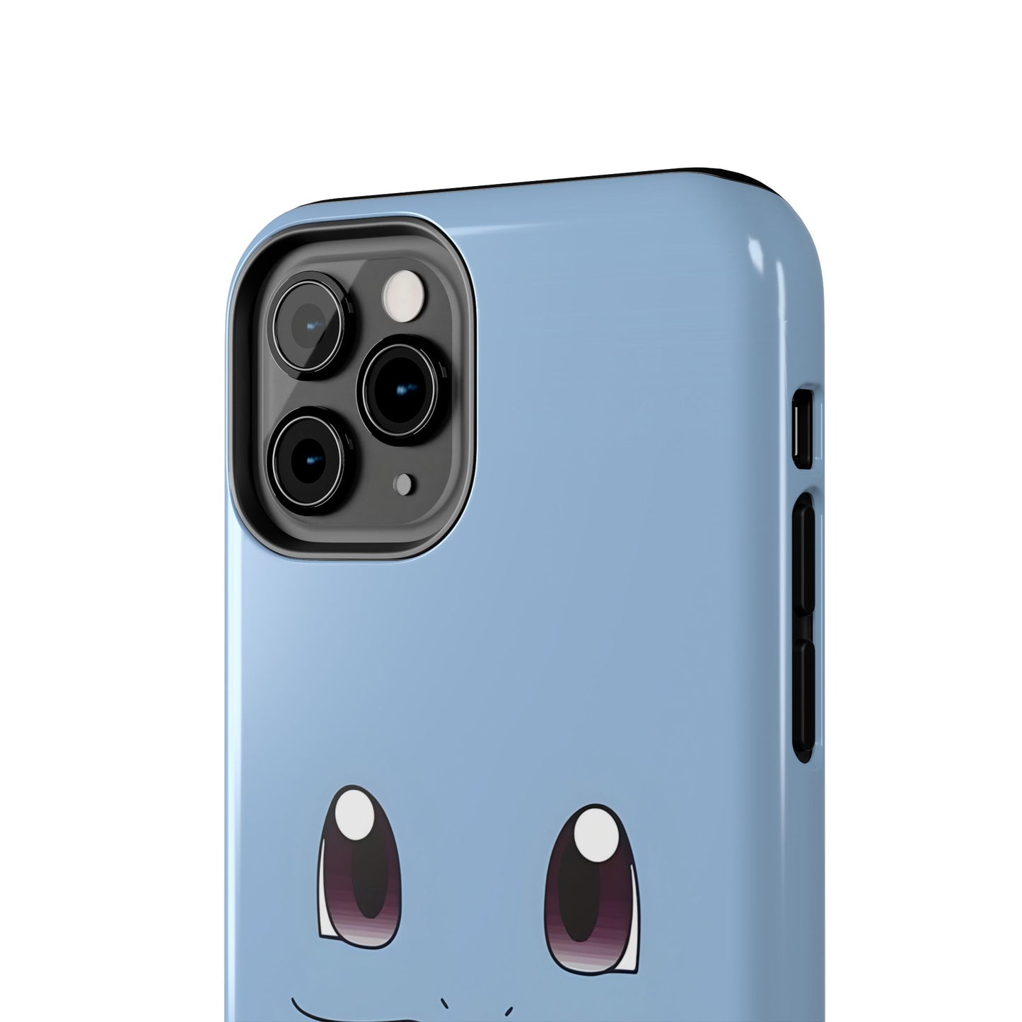 Blue Turtle Simple Blue Smile Tough Phone Case | Anime