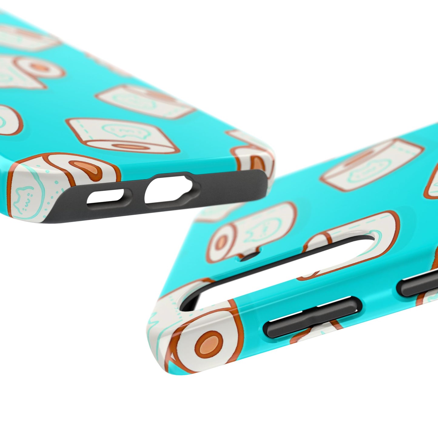Funda resistente para teléfono con estampado de papel higiénico kawaii | Estética