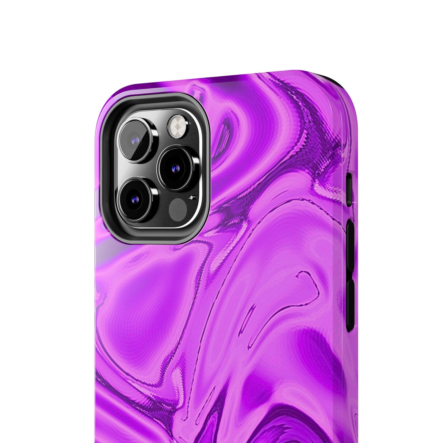 Liquid Metal Purple Tough Phone Case | Aesthetic
