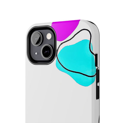 Abstract Shapes Preppy Pastel Style (Version 2) Tough Phone Case | Aesthetic