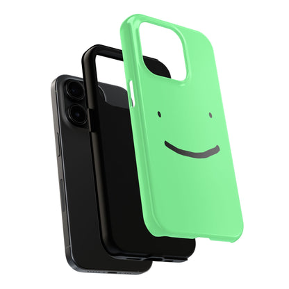 Simple Smile Green Face Tough Phone Case | Other
