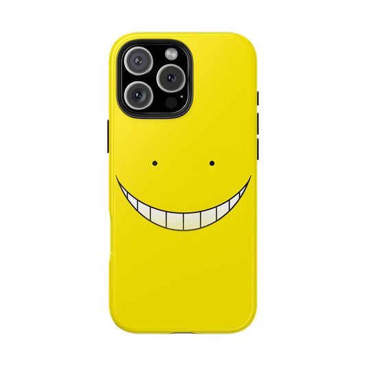 Assassination Classroom Koro-sensei Yellow Face Design Tough Phone Case | Anime