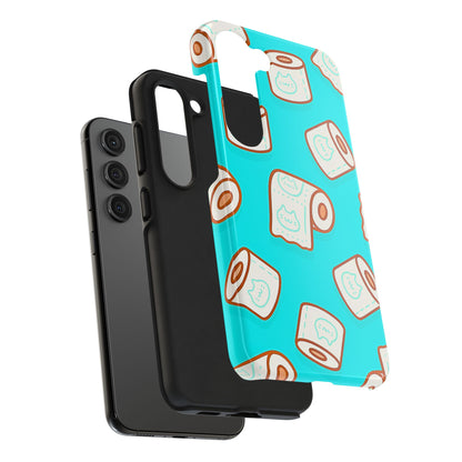 Funda resistente para teléfono con estampado de papel higiénico kawaii | Estética