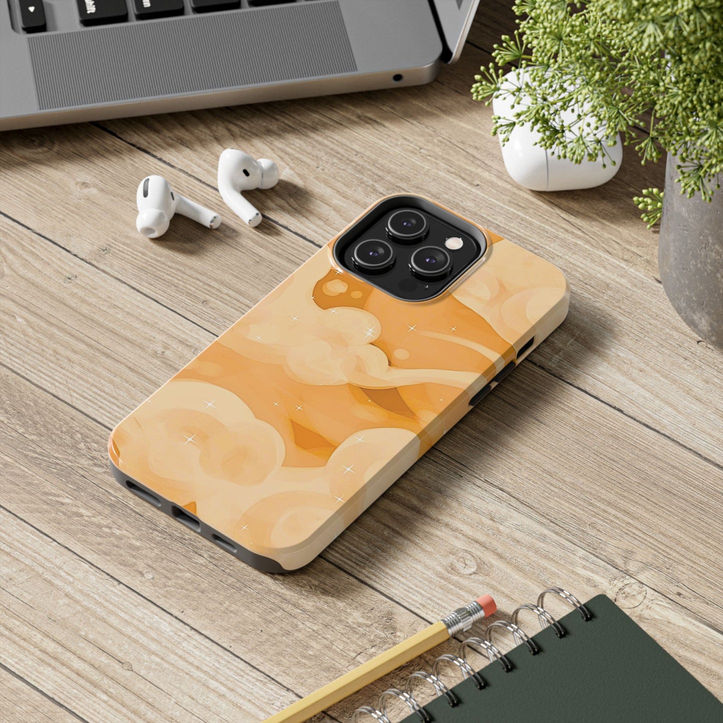Colored Clouds Style Tough Phone Case | Aesthetic