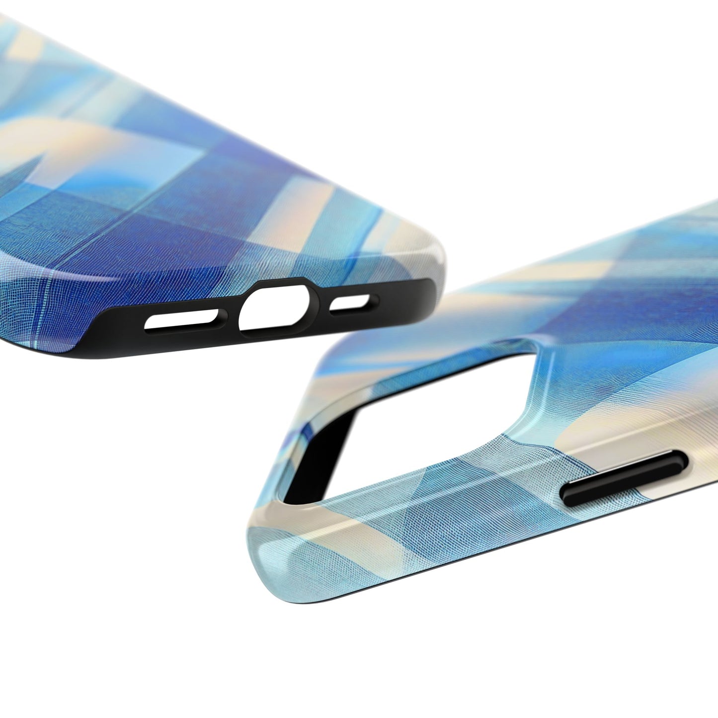 Pastel Plaid Pattern Clean Tough Phone Case | Aesthetic