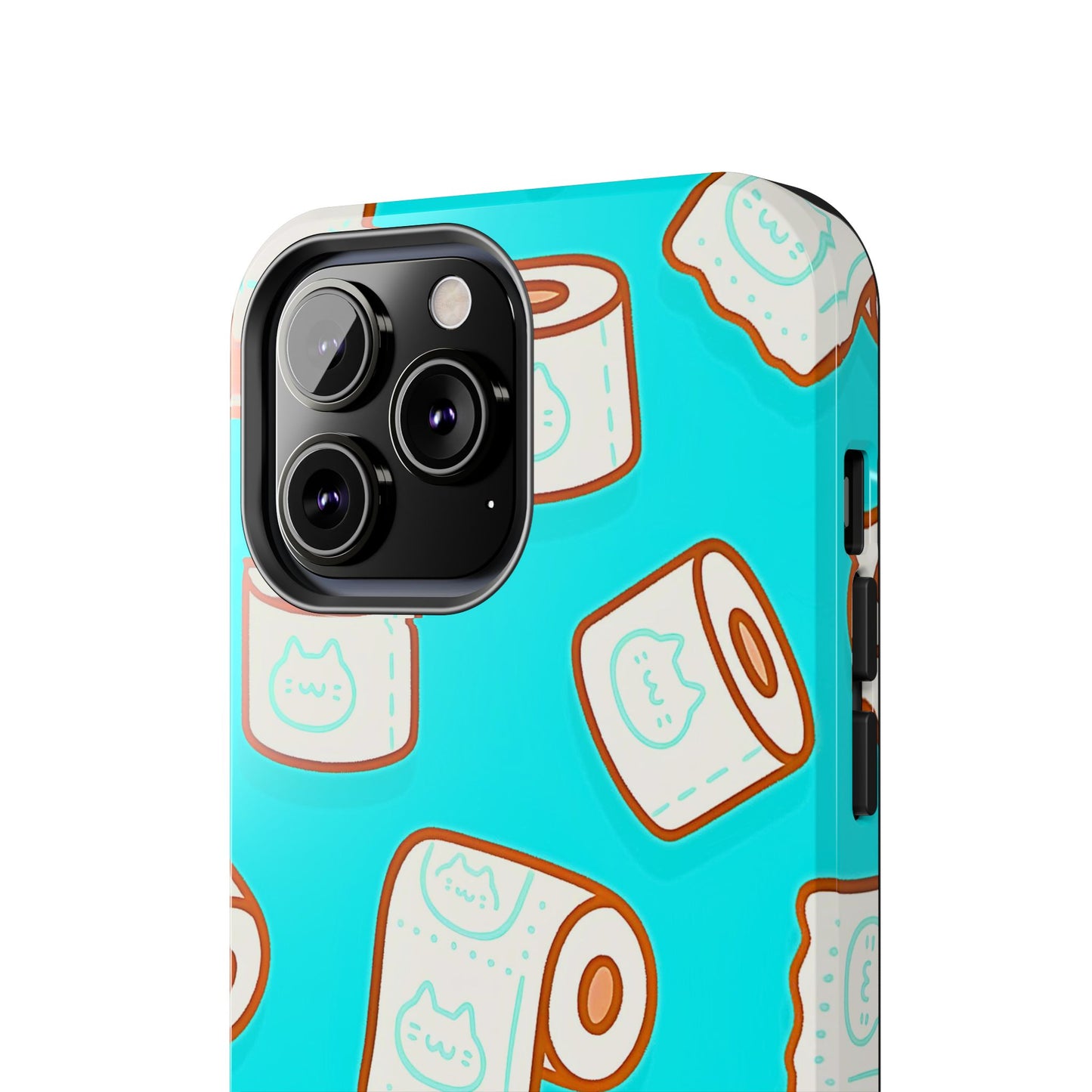 Funda resistente para teléfono con estampado de papel higiénico kawaii | Estética