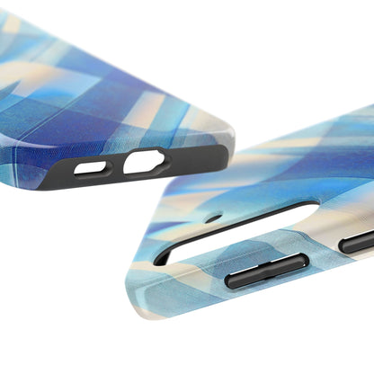 Pastel Plaid Pattern Clean Tough Phone Case | Aesthetic