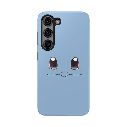 Blue Turtle Simple Blue Smile Tough Phone Case | Anime
