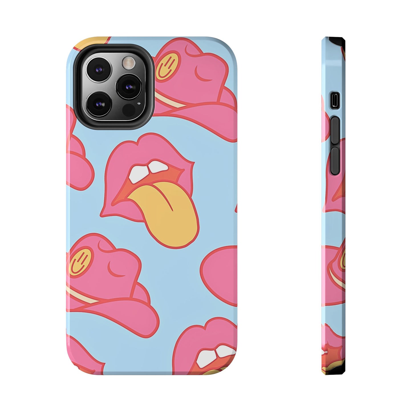 Funda resistente para teléfono con estampado de sombrero vaquero y labios sensuales (versión 1) | Estética