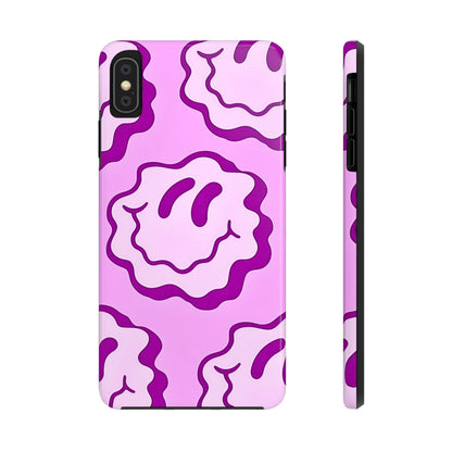 Waving Smile Preppy Pinky Tough Phone Case | Aesthetic