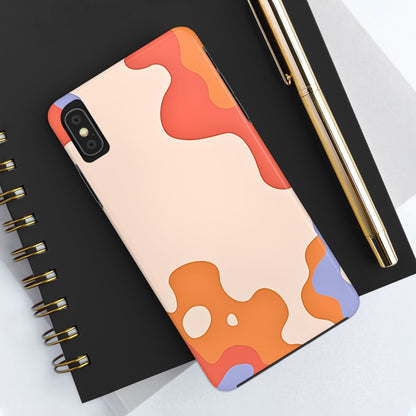 Funda resistente para teléfono con diseño de pastel líquido de verano | Estética
