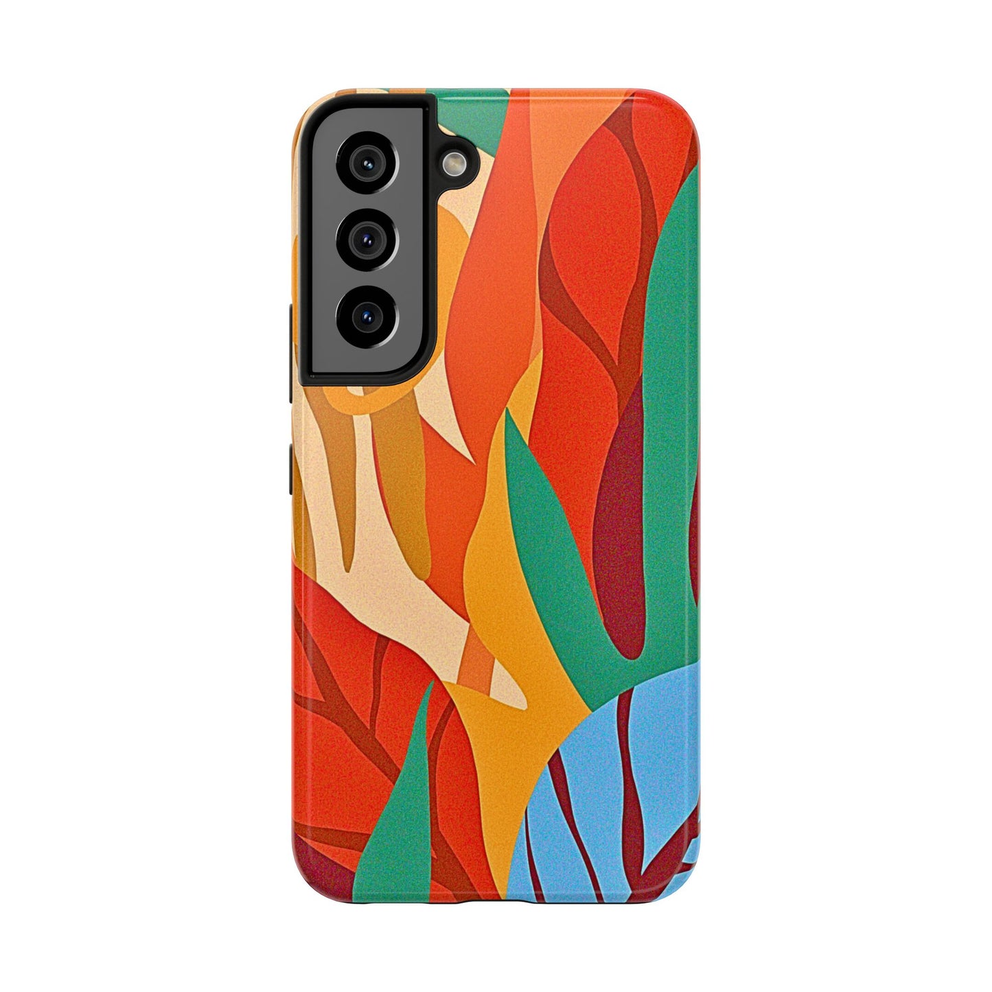 Abstract Autumn Leaves Tough Phone Case | Aesthetic