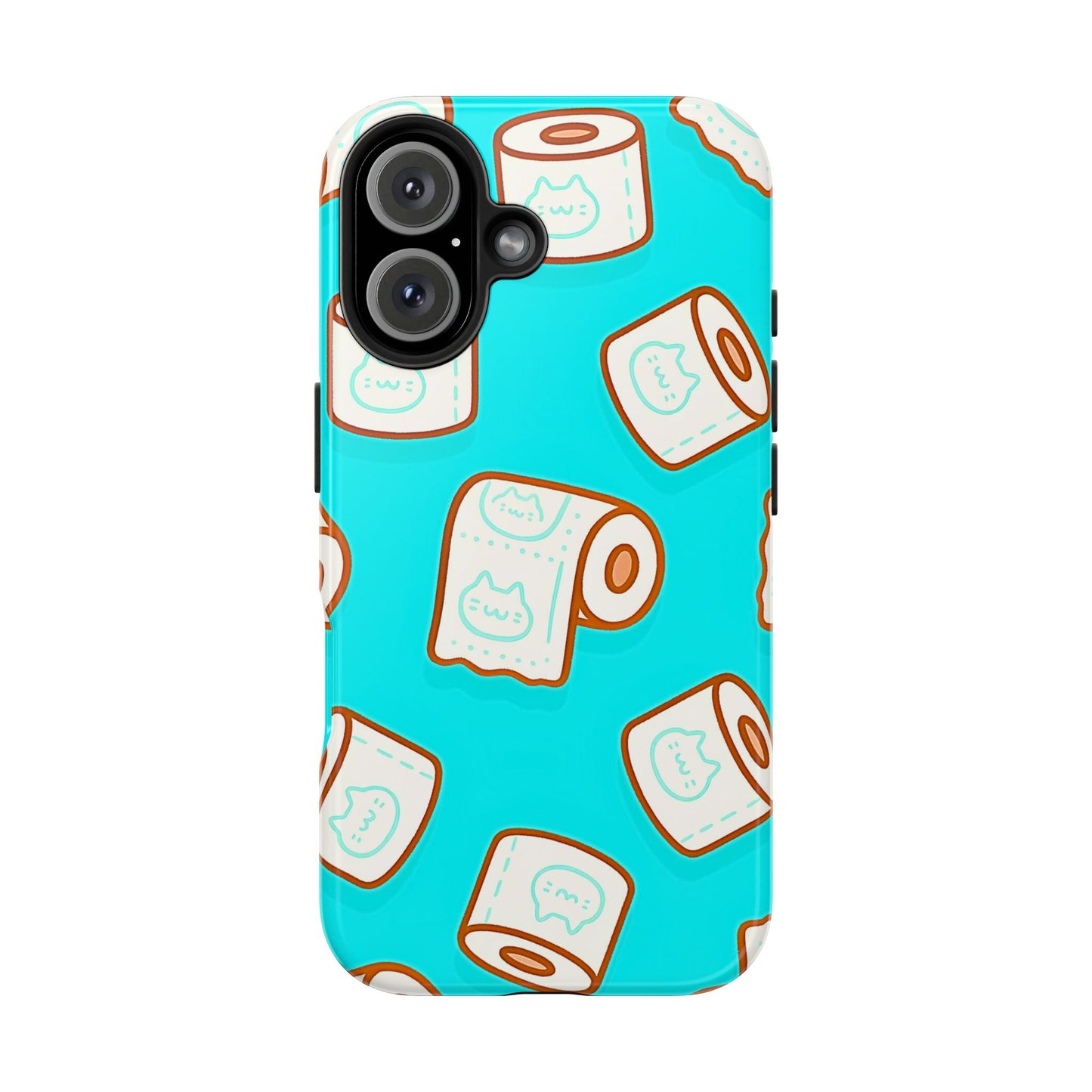 Funda resistente para teléfono con estampado de papel higiénico kawaii | Estética