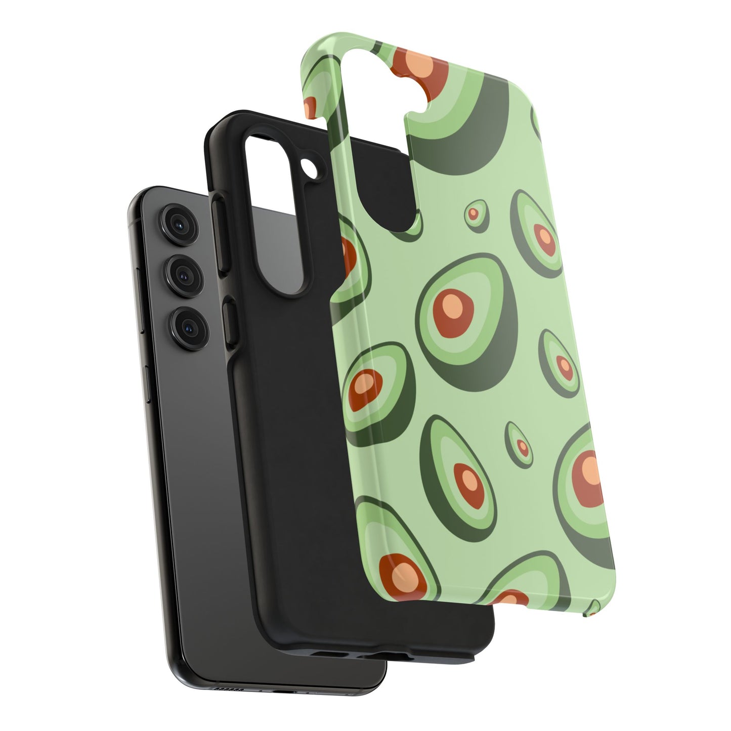 Trendy Avocado Pattern Green Aesthetic Minimal Fruit Phone Case | Food
