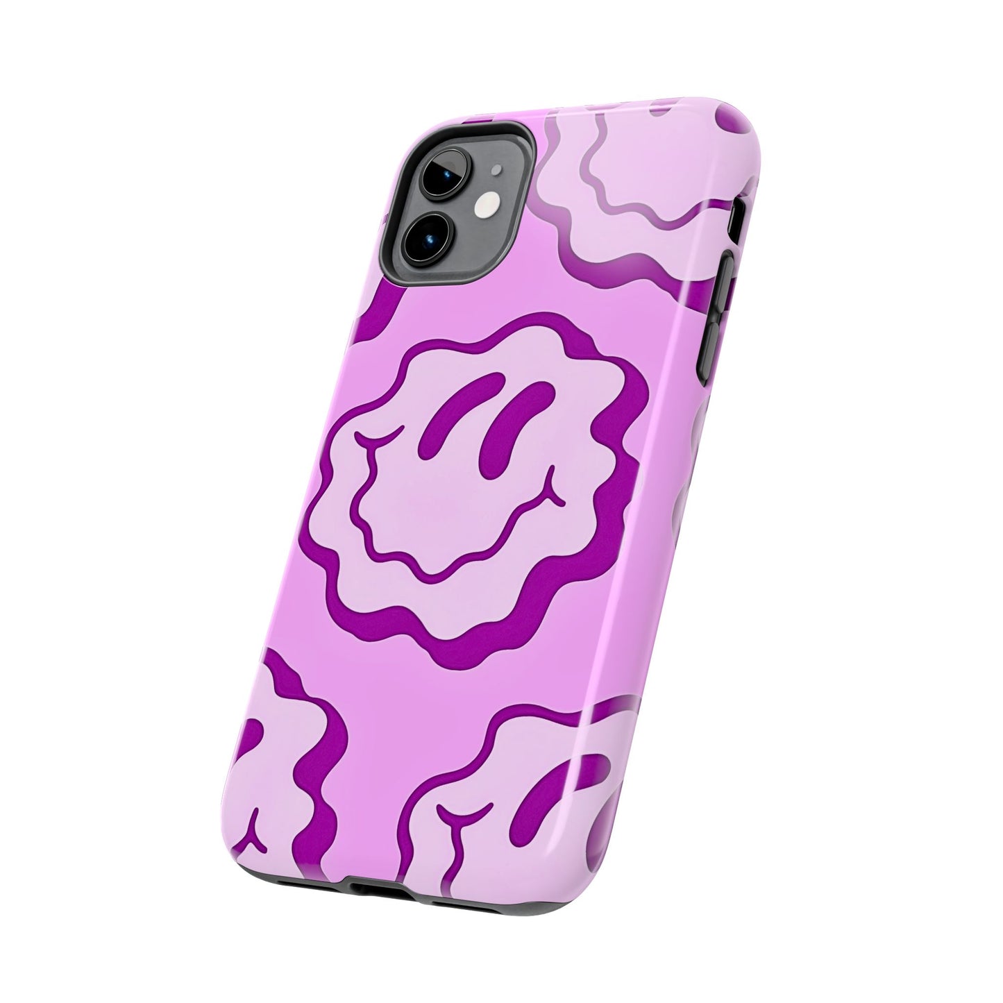Waving Smile Preppy Pinky Tough Phone Case | Aesthetic