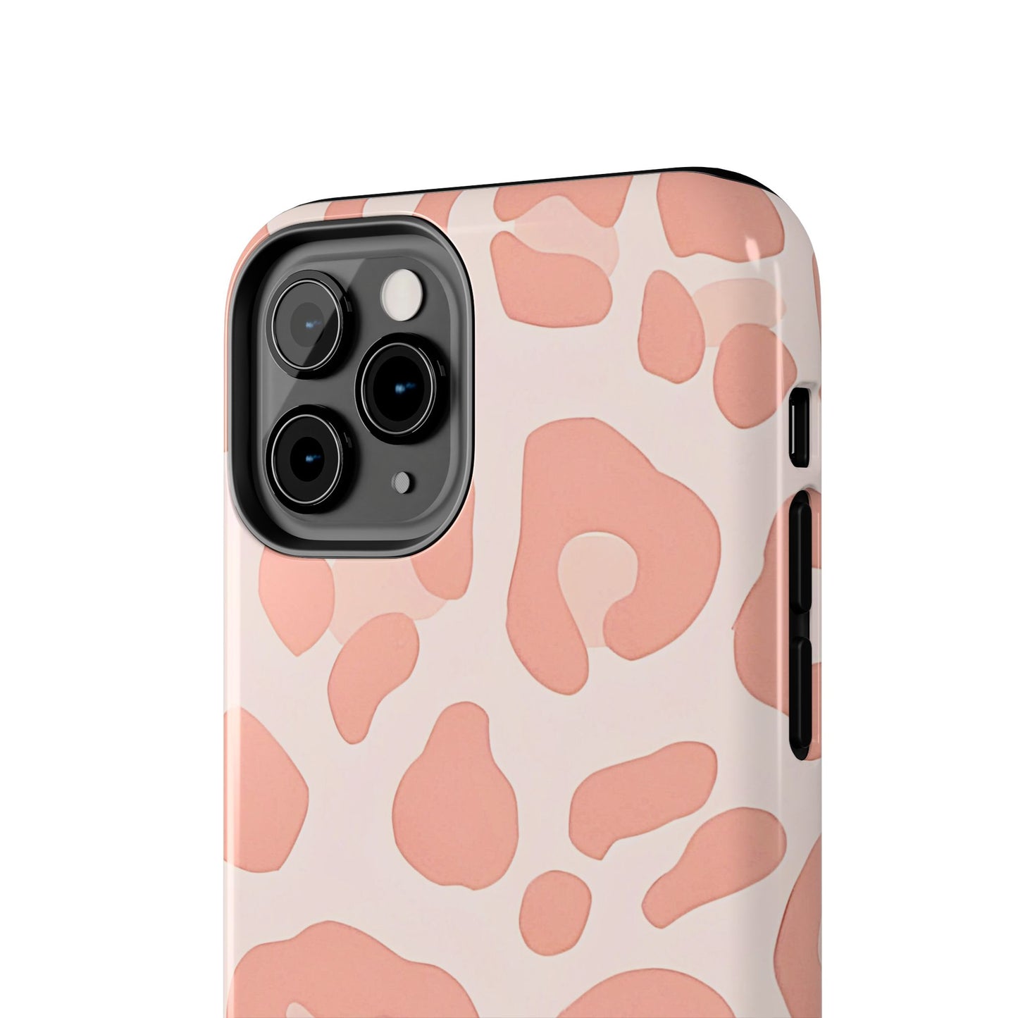 Funda resistente para teléfono con estampado de leopardo rosa preppy | Estética