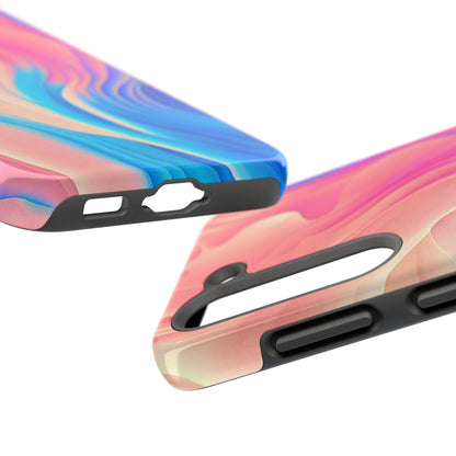 Abstract Pastel Waves Tough Phone Case | Aesthetic