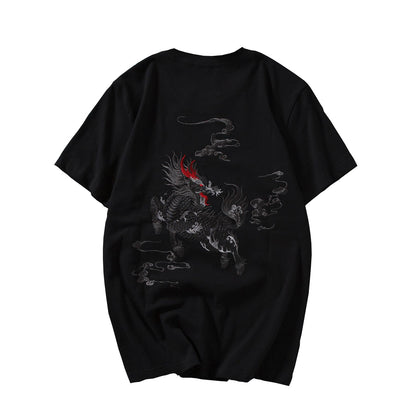 KH870 Kirin Embroidery Tee