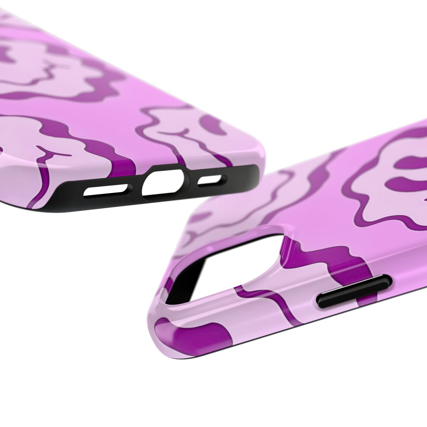Waving Smile Preppy Pinky Tough Phone Case | Aesthetic