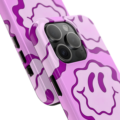 Waving Smile Preppy Pinky Tough Phone Case | Aesthetic