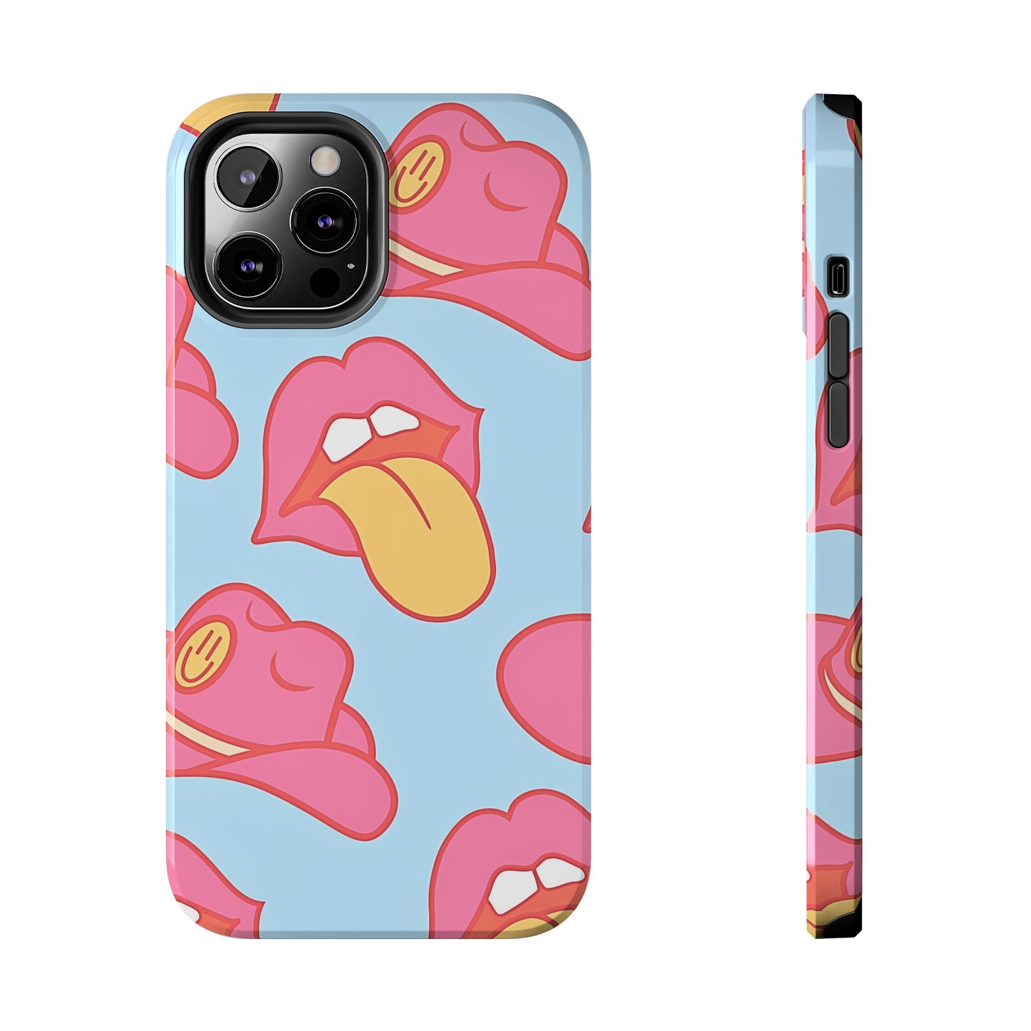 Funda resistente para teléfono con estampado de sombrero vaquero y labios sensuales (versión 1) | Estética