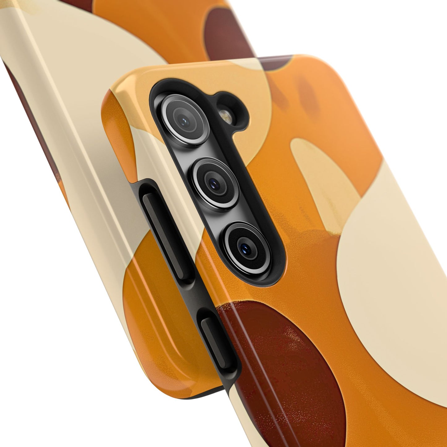Funda/Cubierta resistente para teléfono con diseño en beige y marrón Earth Harmony | Estética