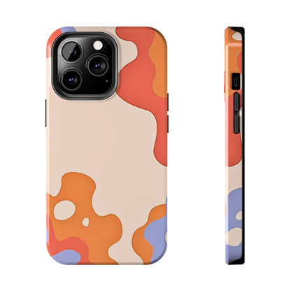 Funda resistente para teléfono con diseño de pastel líquido de verano | Estética