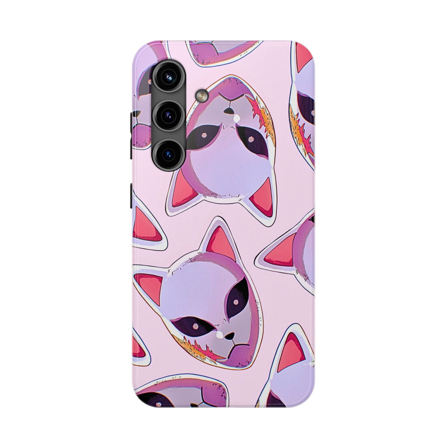 Sabito Fox Mask Pattern Tough Phone Case | Anime - Demon Slayer